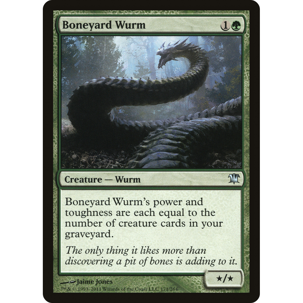Boneyard Wurm (ISD-171) - Innistrad