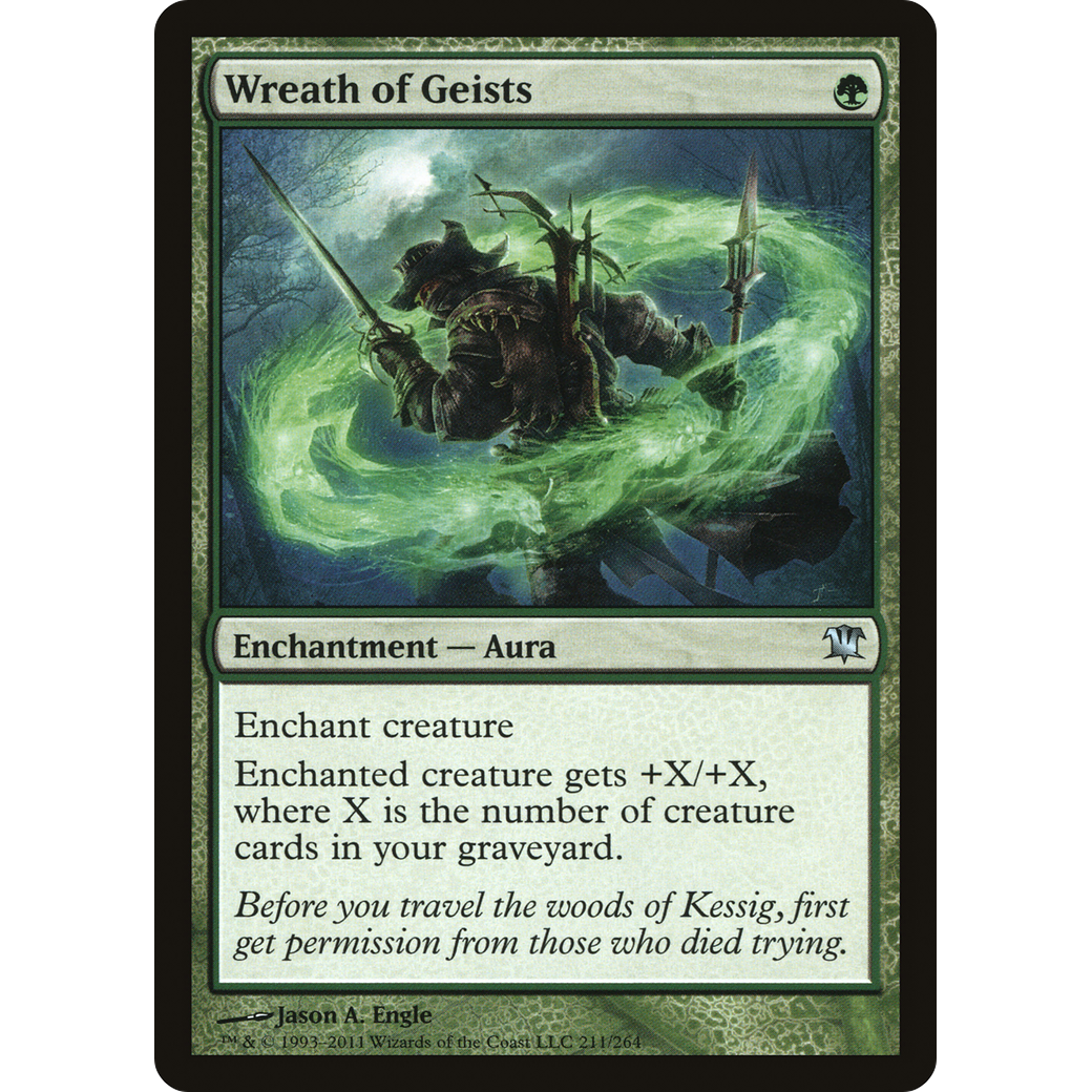 Wreath of Geists (ISD-211) - Innistrad Foil