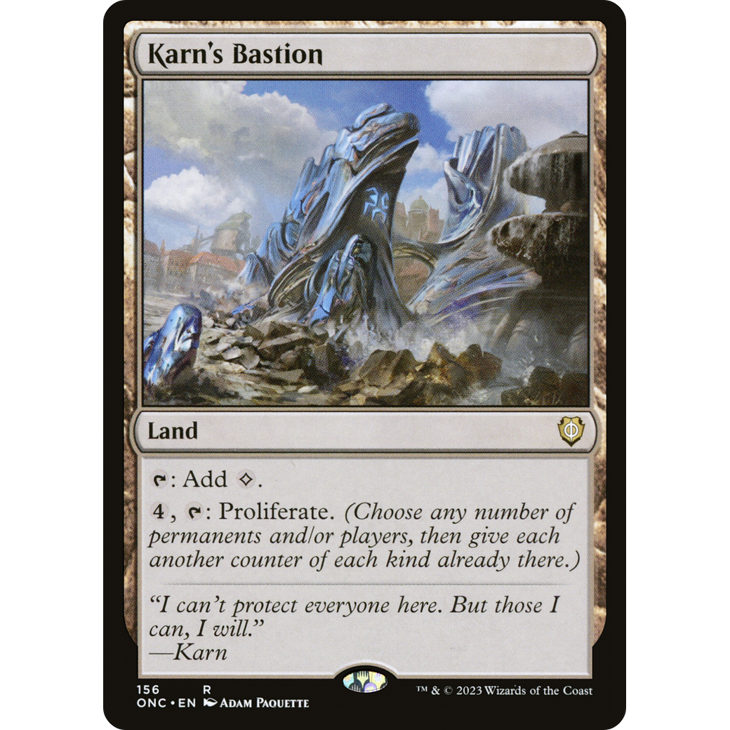 Karn's Bastion (ONC-156) - Phyrexia: All Will Be One Commander