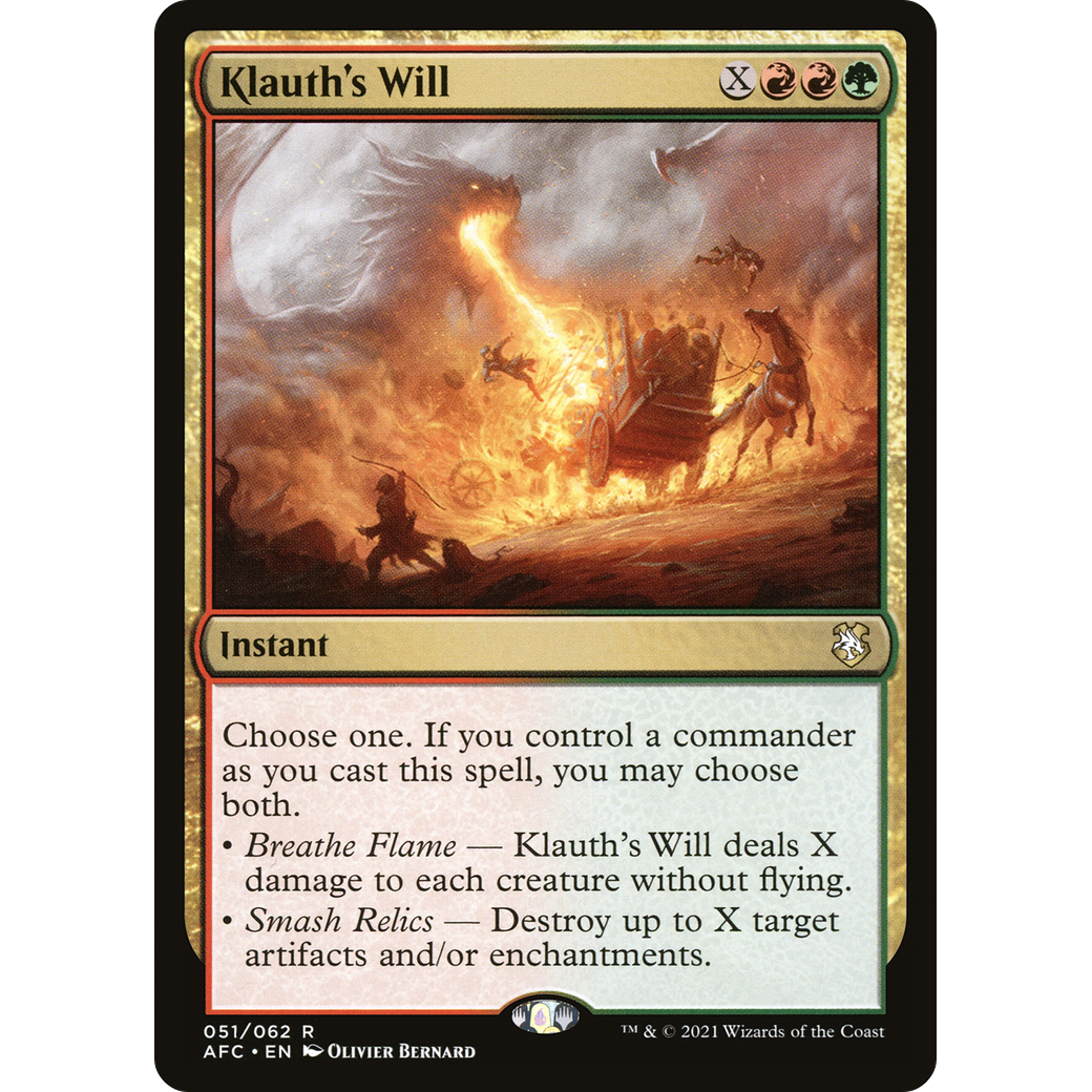 Klauth's Will (AFC-051) - Forgotten Realms Commander
