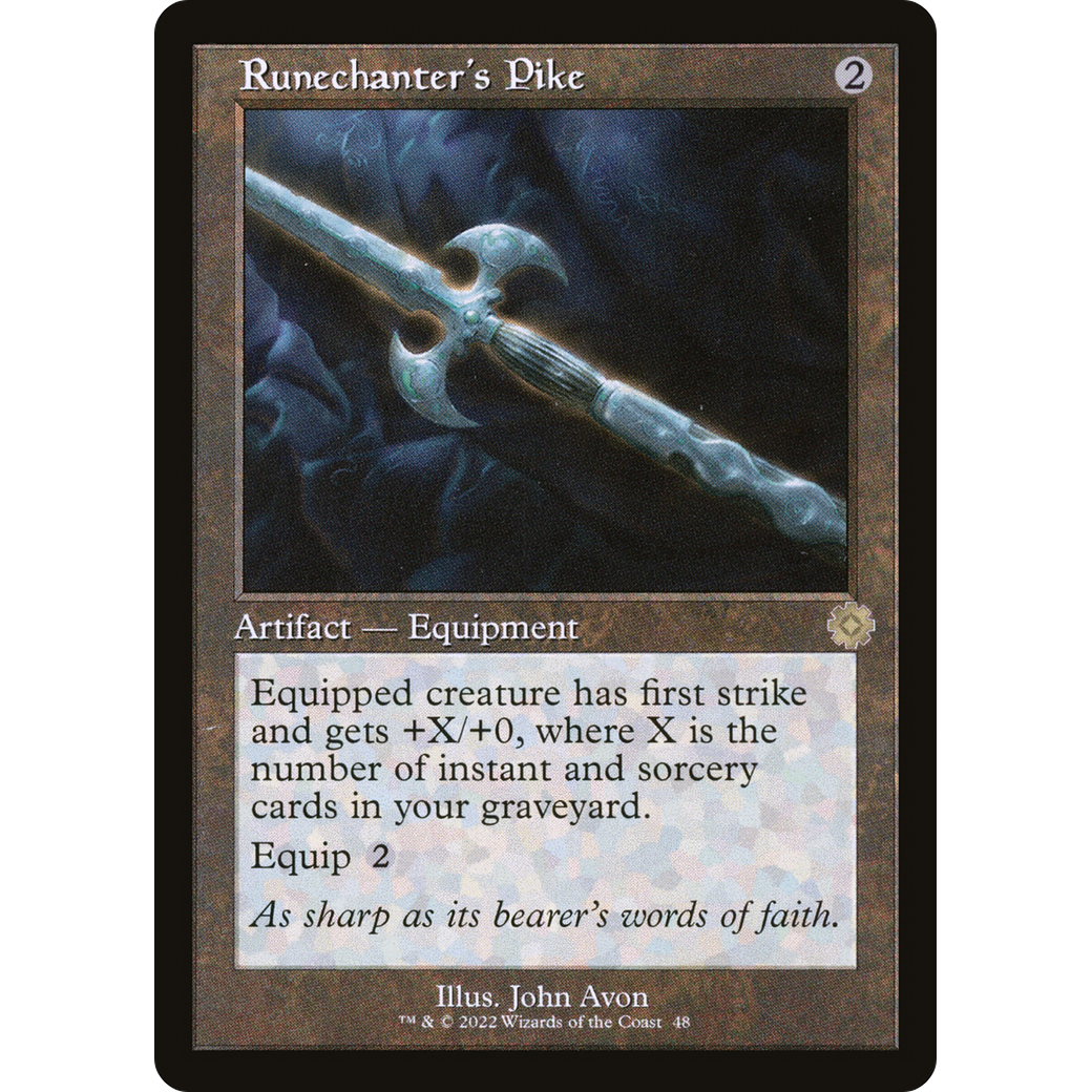 Runechanter's Pike (BRR-048) - The Brothers' War Retro Artifacts