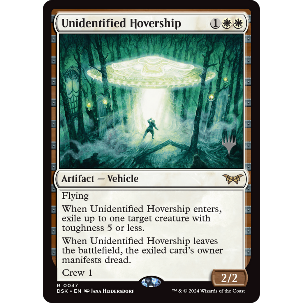 Unidentified Hovership (PPDSK-37P) - Duskmourn: House of Horror Promos