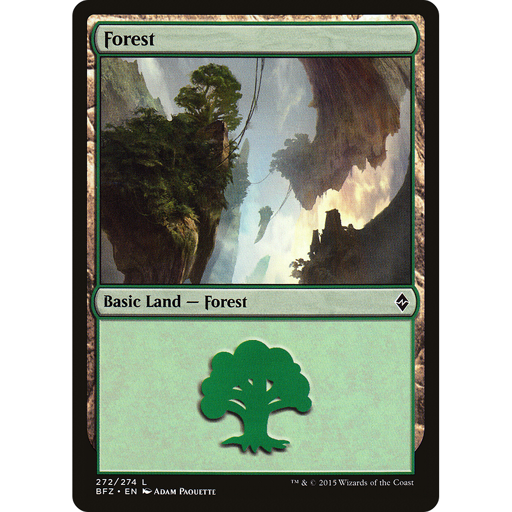 Forest (272) (BFZ-272) - Battle for Zendikar