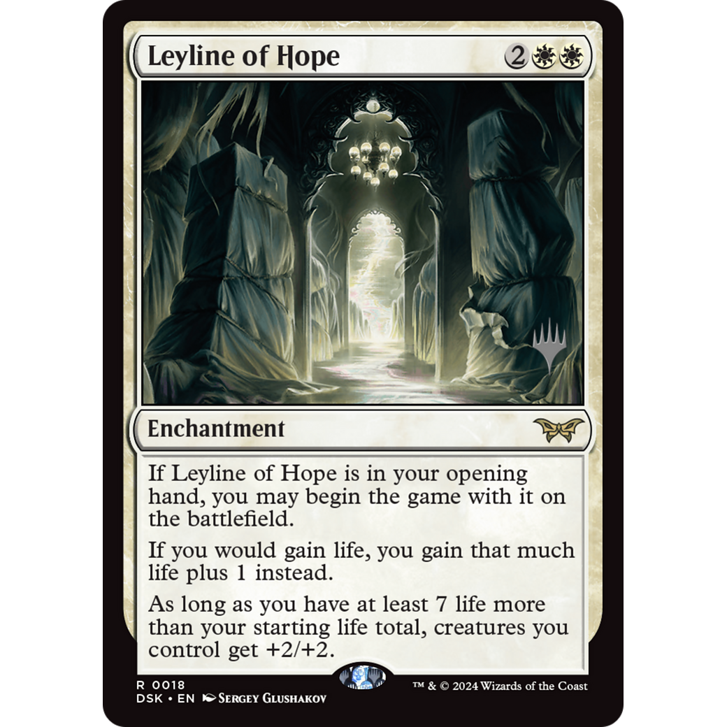 Leyline of Hope (PPDSK-18P) - Duskmourn: House of Horror Promos