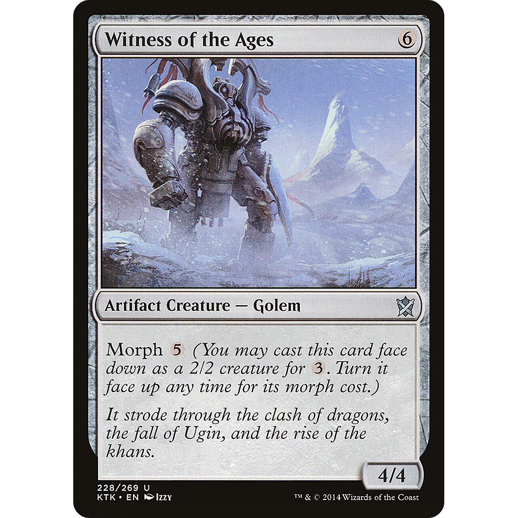 Witness of the Ages (KTK-228) - Khans of Tarkir Foil