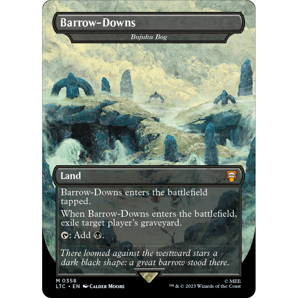 Bojuka Bog (LTC-358) - Tales of Middle-earth Commander / Barrow-Downs (Borderless) Foil