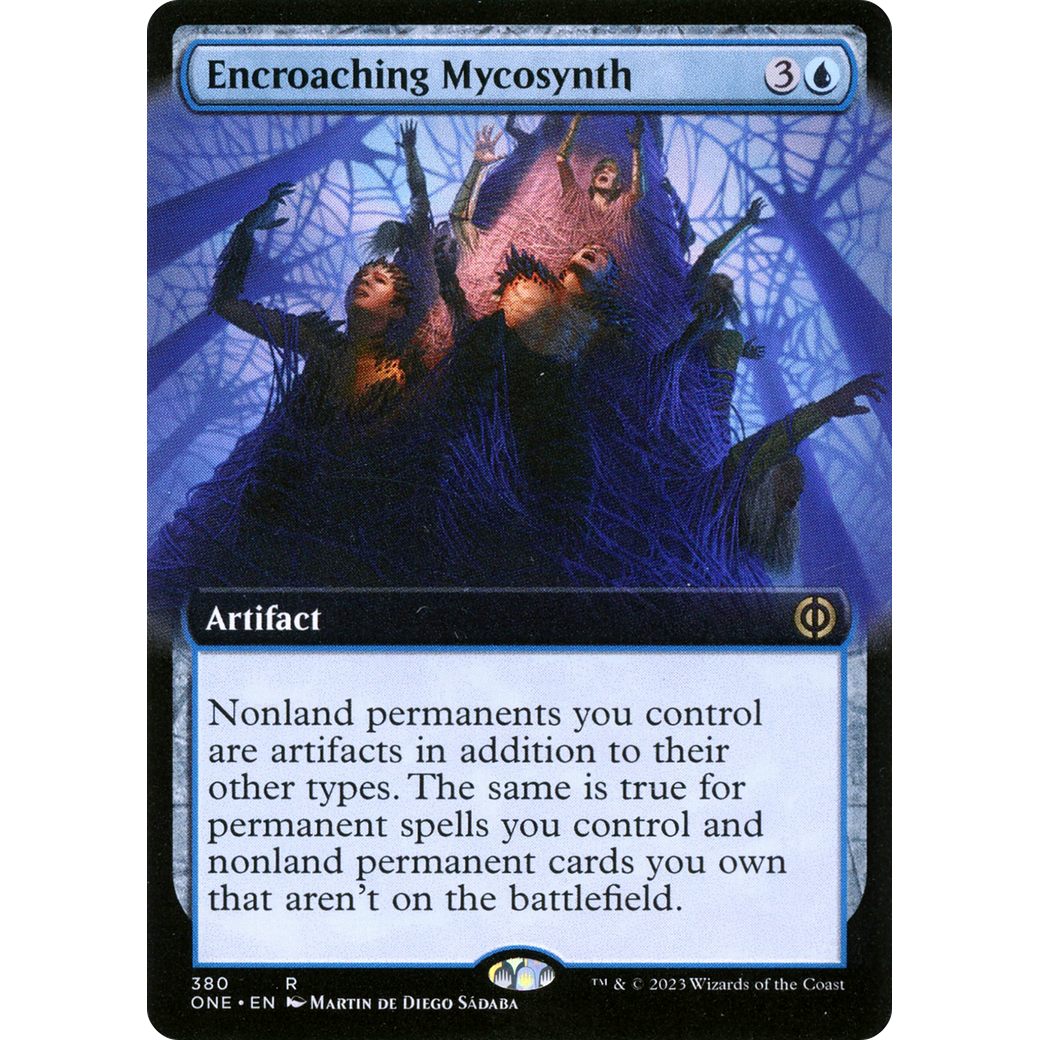 Encroaching Mycosynth (ONE-380) - Phyrexia: All Will Be One: (Extended Art) Foil