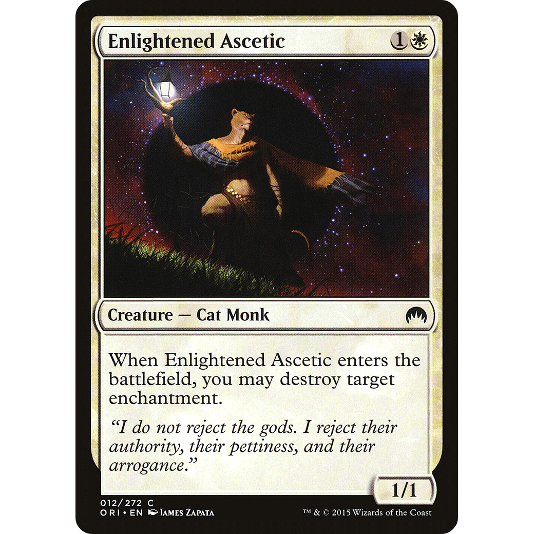 Enlightened Ascetic (ORI-012) - Magic Origins