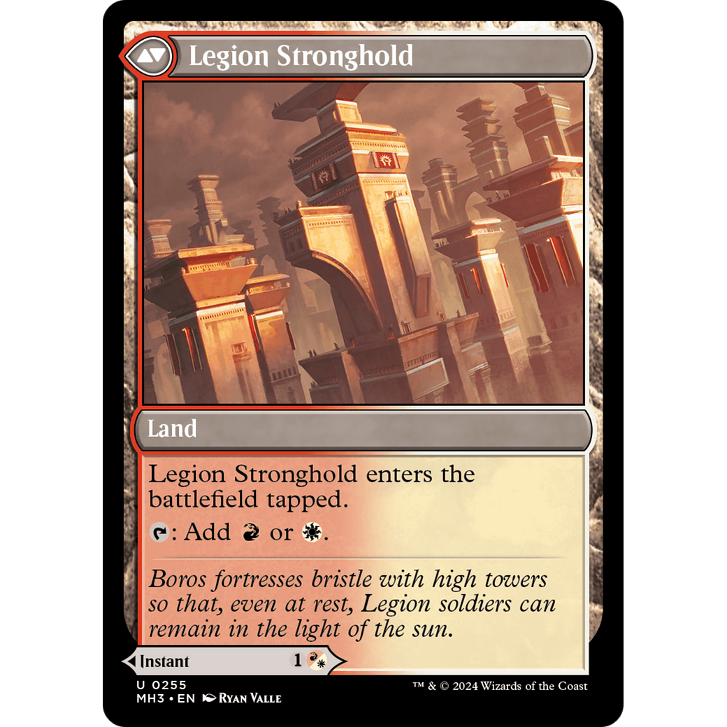 Legion Leadership // Legion Stronghold (MH3-255) - Modern Horizons 3 Foil