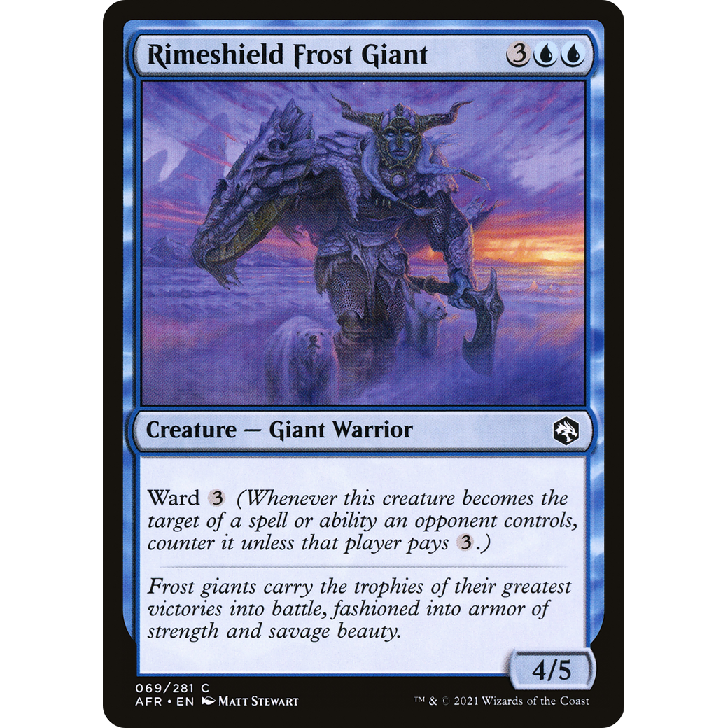 Rimeshield Frost Giant (AFR-069) - Adventures in the Forgotten Realms