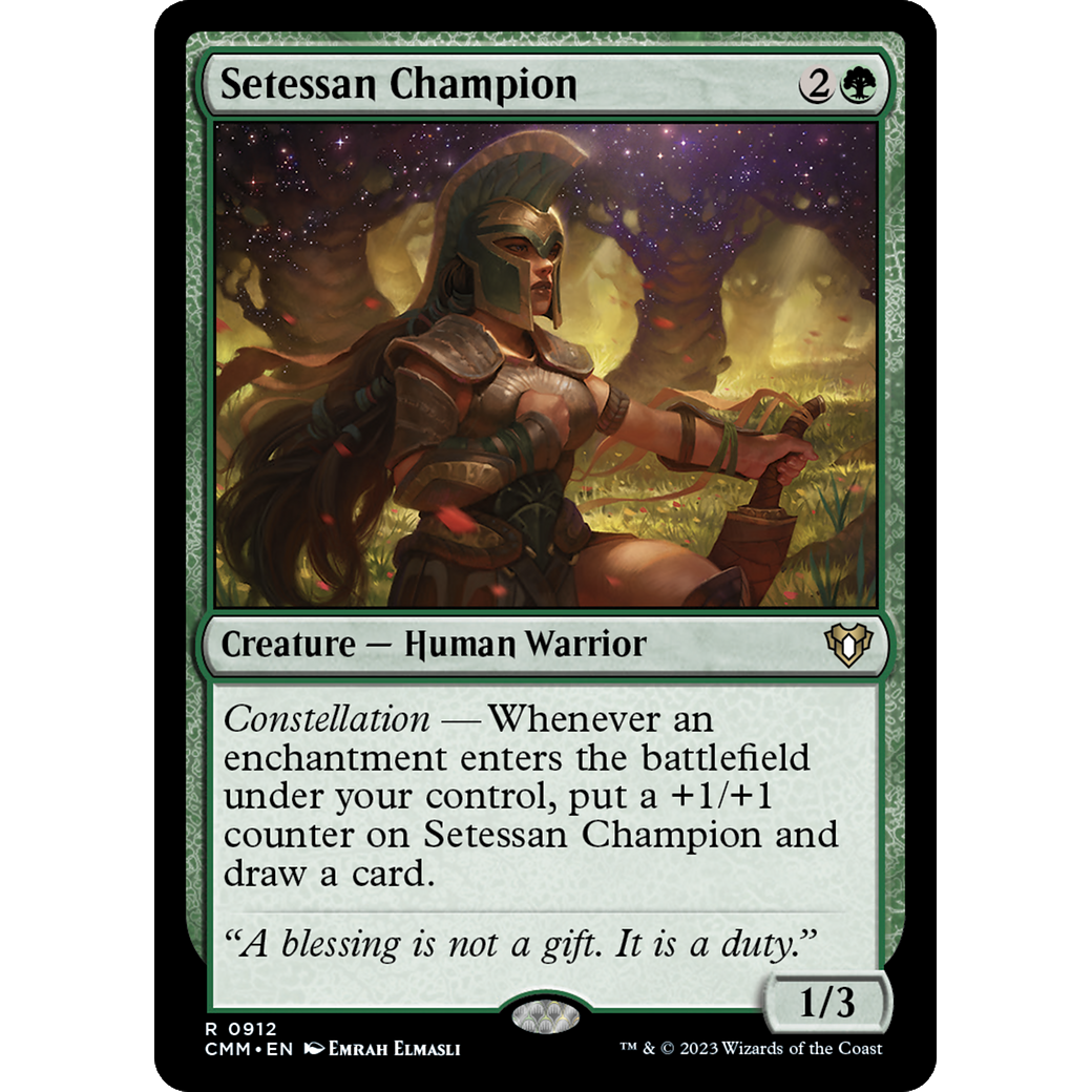 Setessan Champion (CMM-912) - Commander Masters