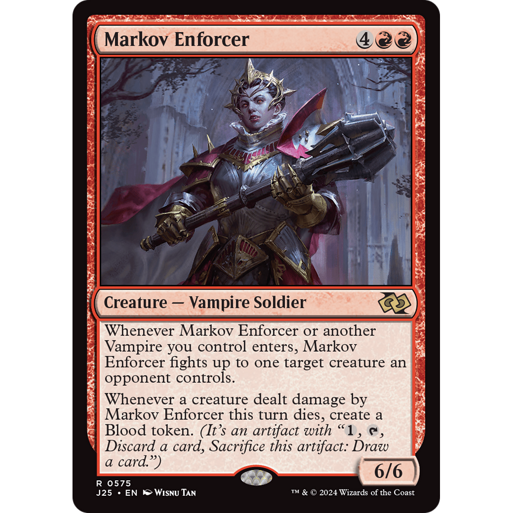 Markov Enforcer (J25-575) - Foundations Jumpstart