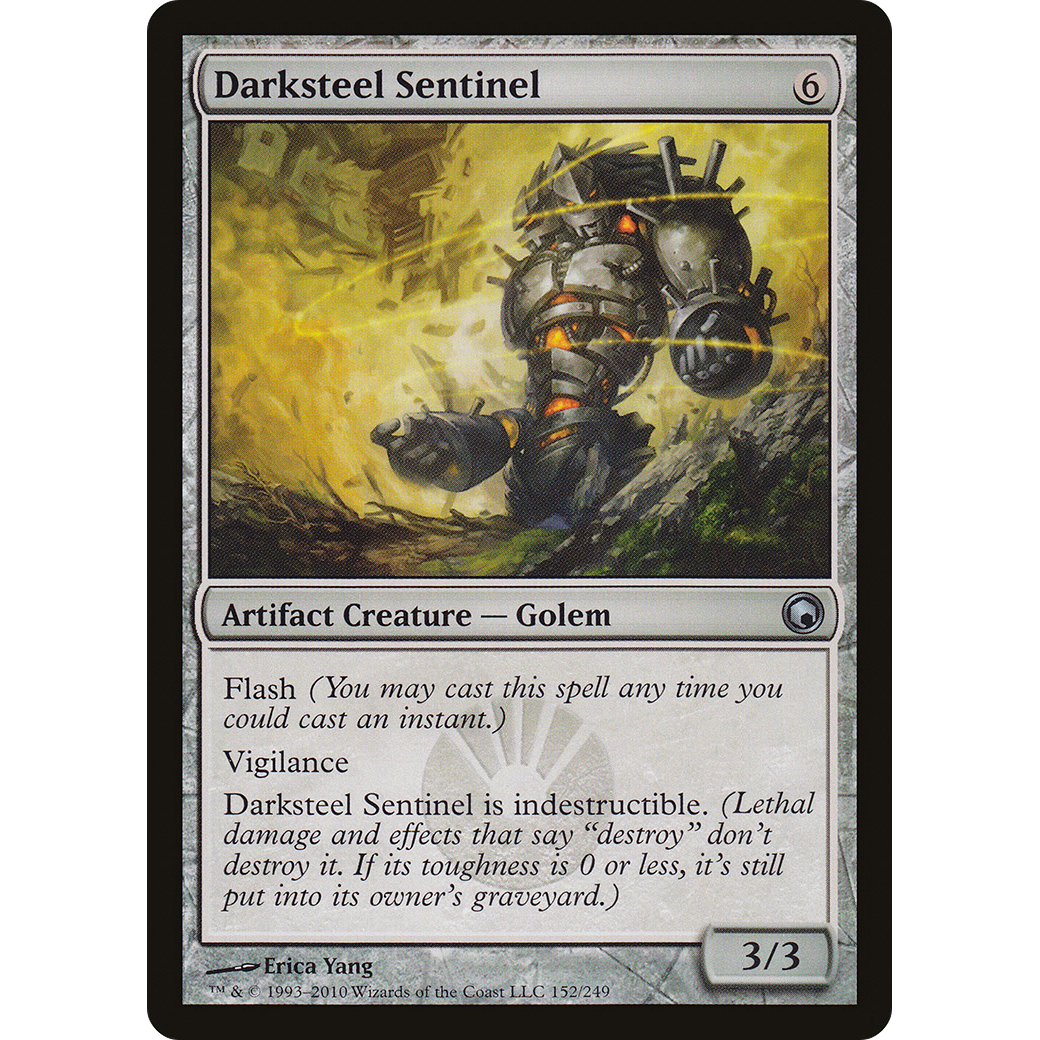 Darksteel Sentinel (SOM-152) - Scars of Mirrodin