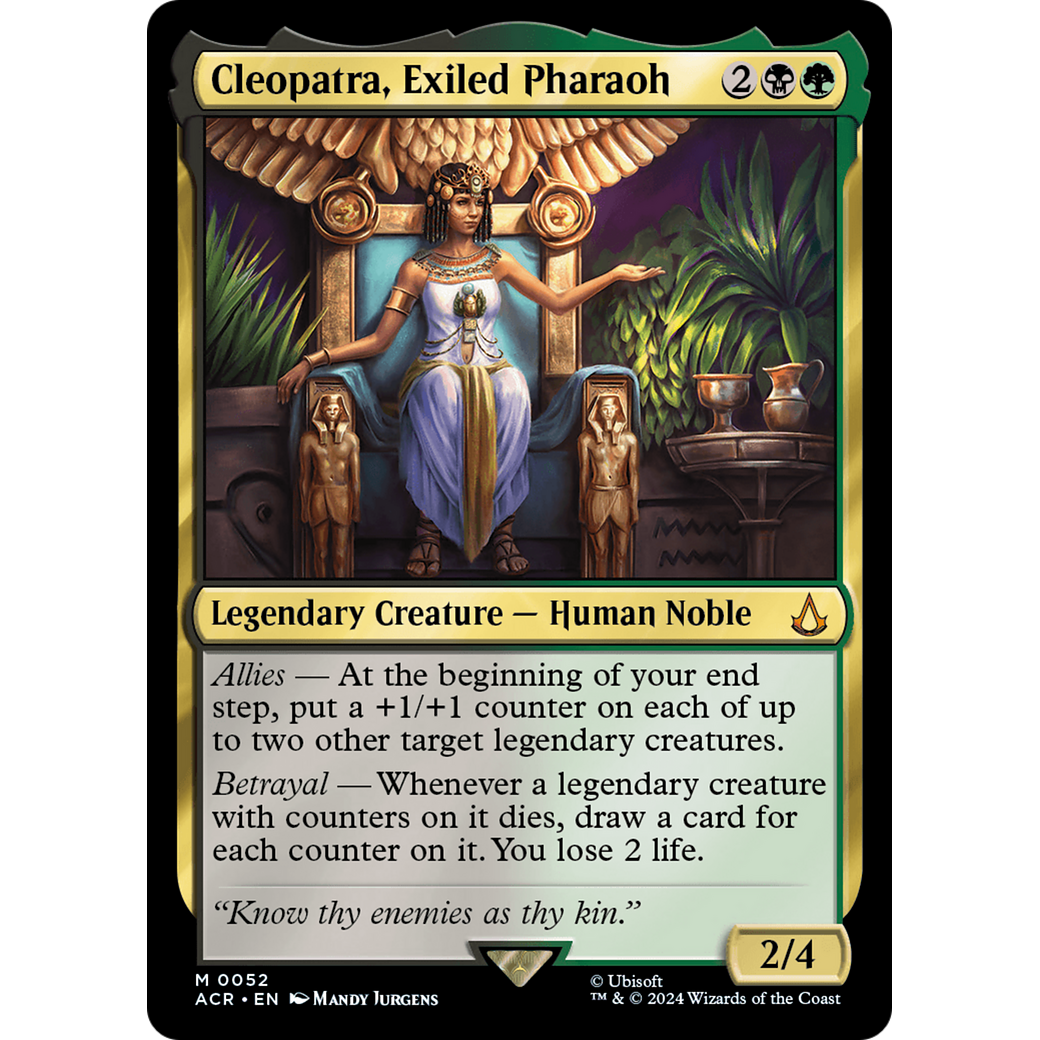 Cleopatra, Exiled Pharaoh (ACR-052) - Assassin's Creed