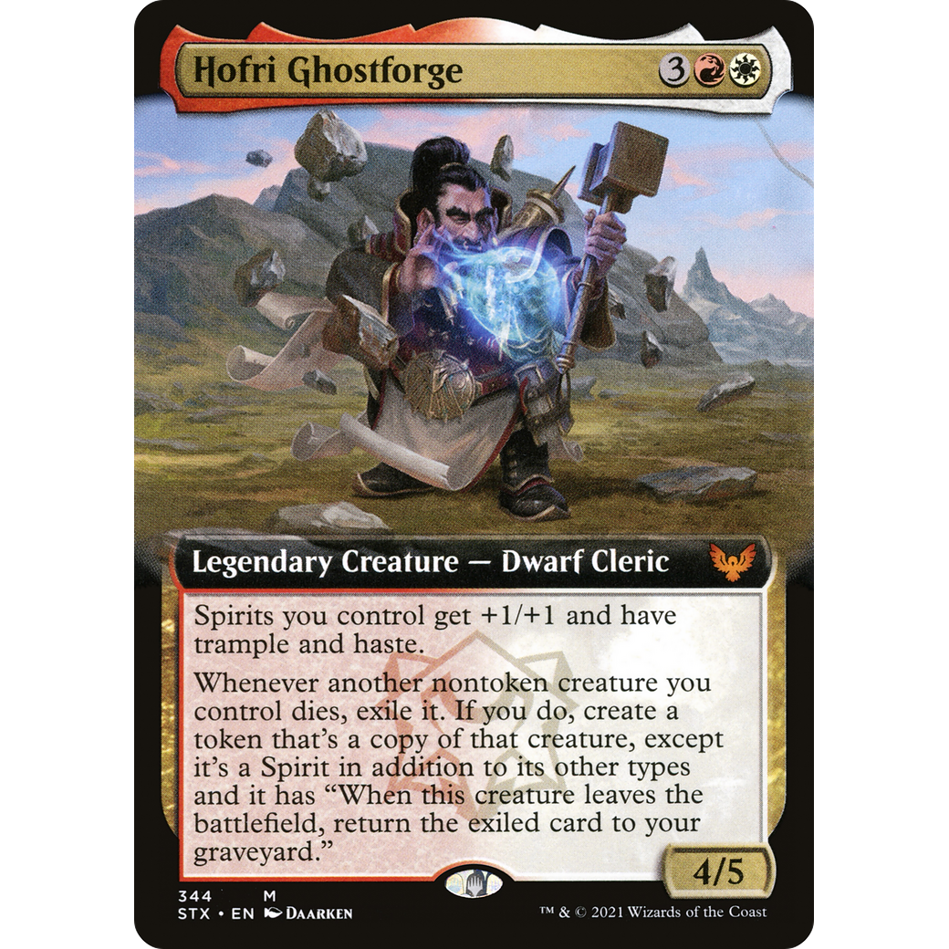 Hofri Ghostforge (Extended Art) (STX-344) - Strixhaven: School of Mages: (Extended Art) Foil