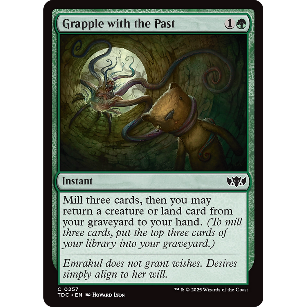 Grapple with the Past (TDC-257) - Commander: Tarkir: Dragonstorm