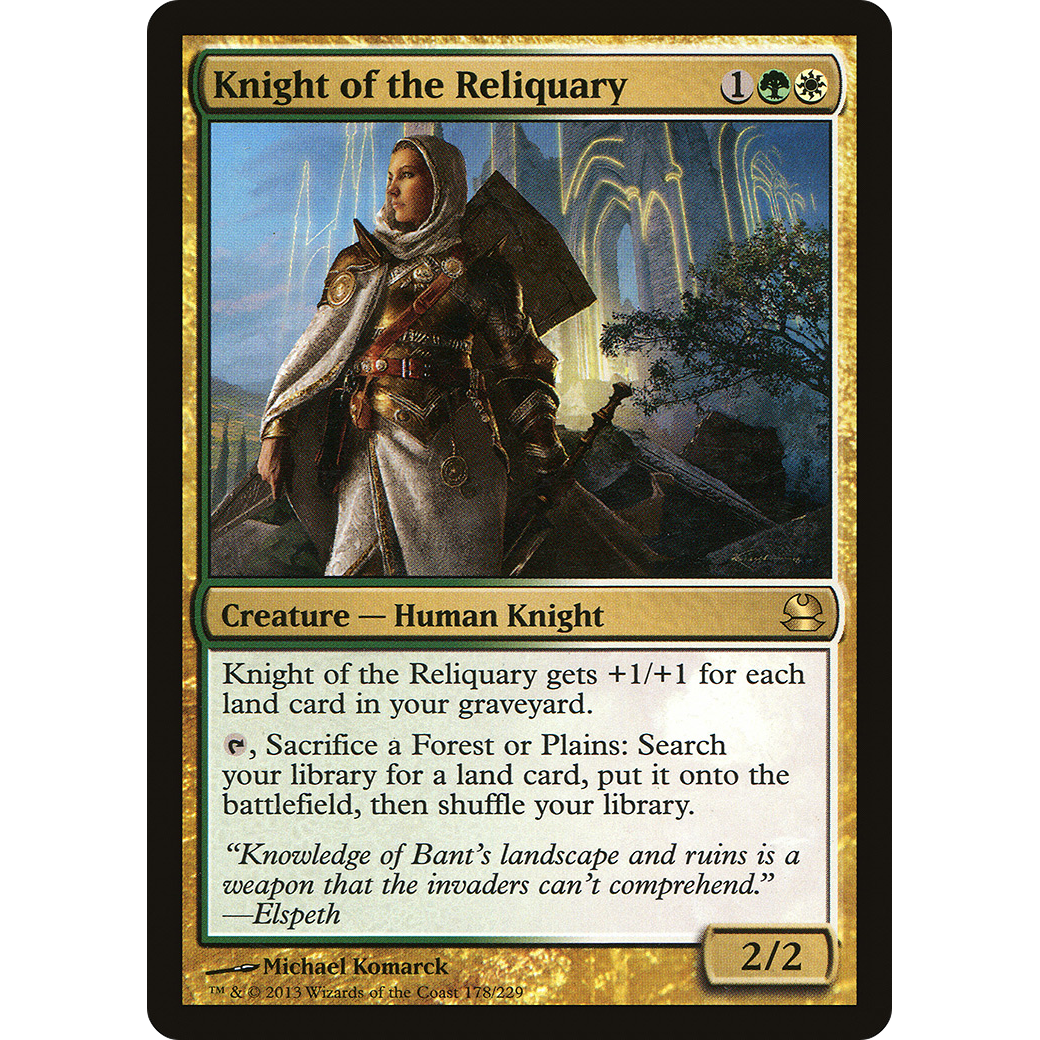 Knight of the Reliquary (MMA-178) - Modern Masters