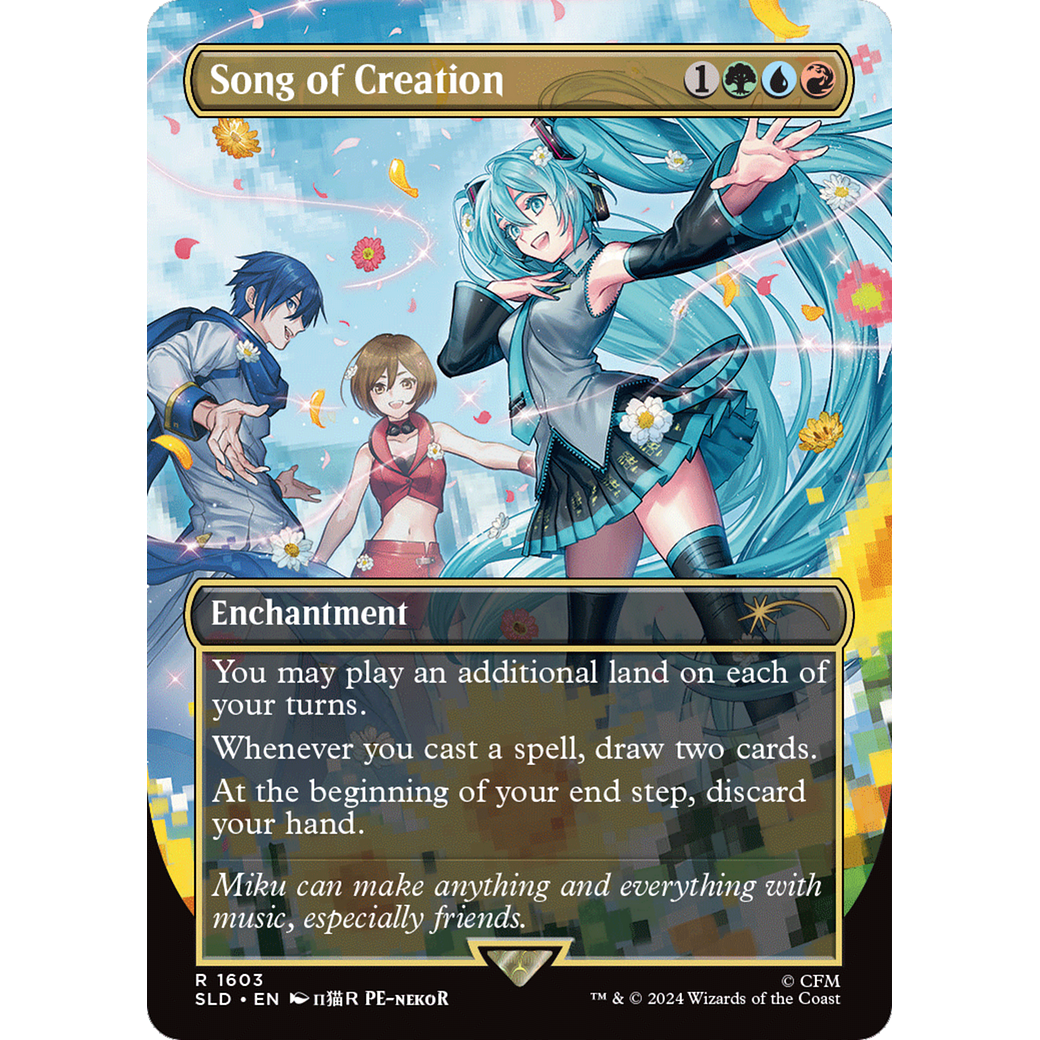 Song of Creation (SLD-1603) - Secret Lair Drop (Borderless)