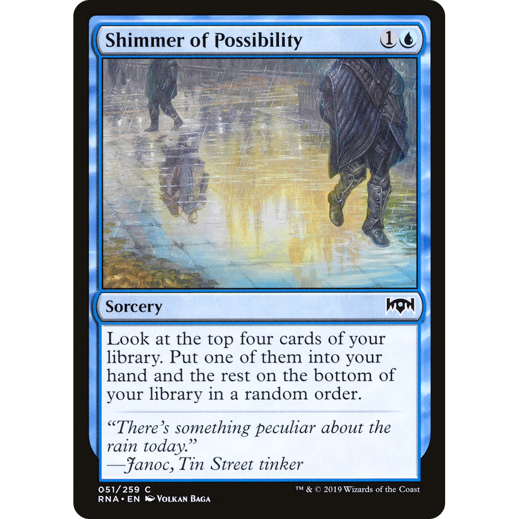 Shimmer of Possibility (RNA-051) - Ravnica Allegiance Foil