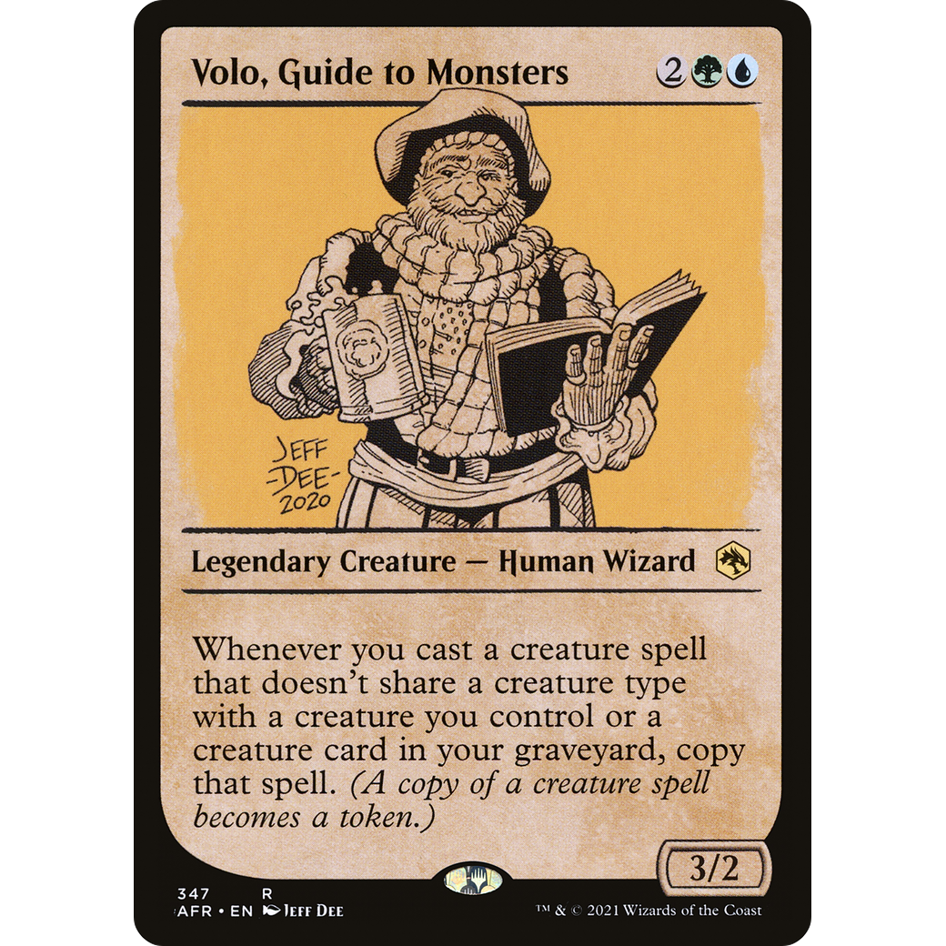 Volo, Guide to Monsters (Showcase) (AFR-347) - Adventures in the Forgotten Realms: (Showcase)