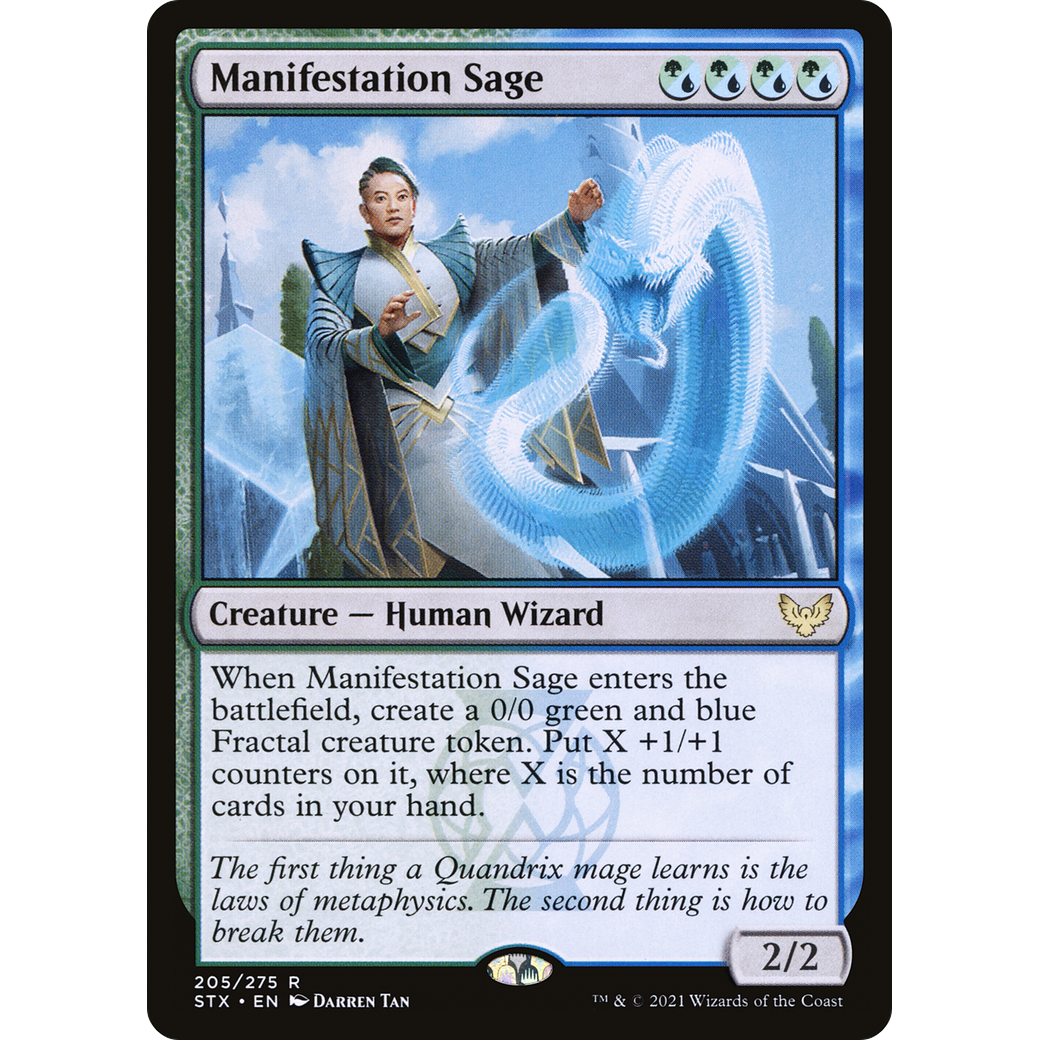 Manifestation Sage (STX-205) - Strixhaven: School of Mages Foil