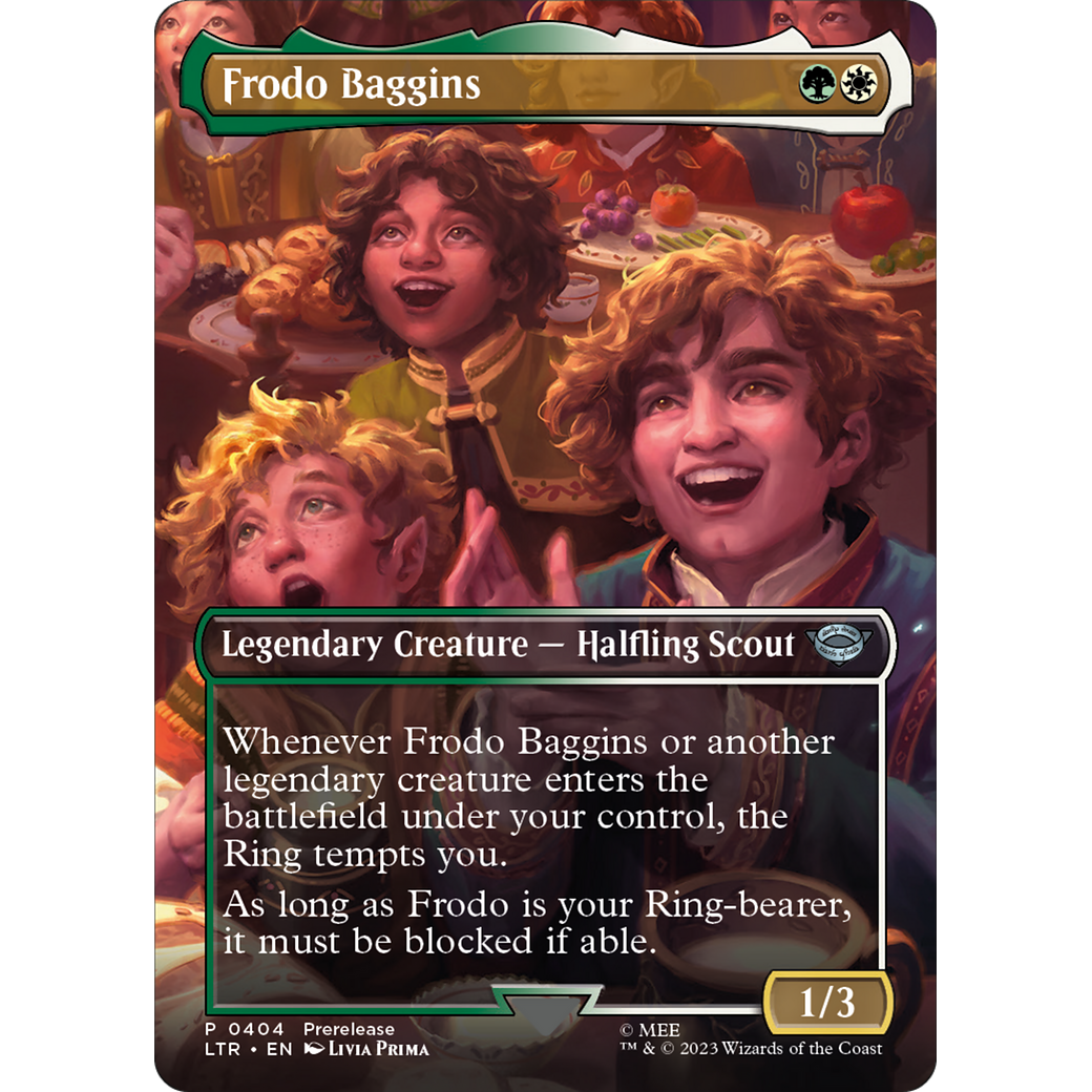 Frodo Baggins (LTR-404) - The Lord of the Rings: Tales of Middle-earth (Borderless) Foil