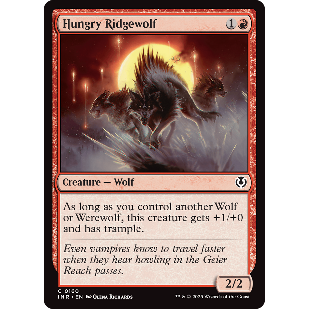 Hungry Ridgewolf (INR-160) - Innistrad Remastered
