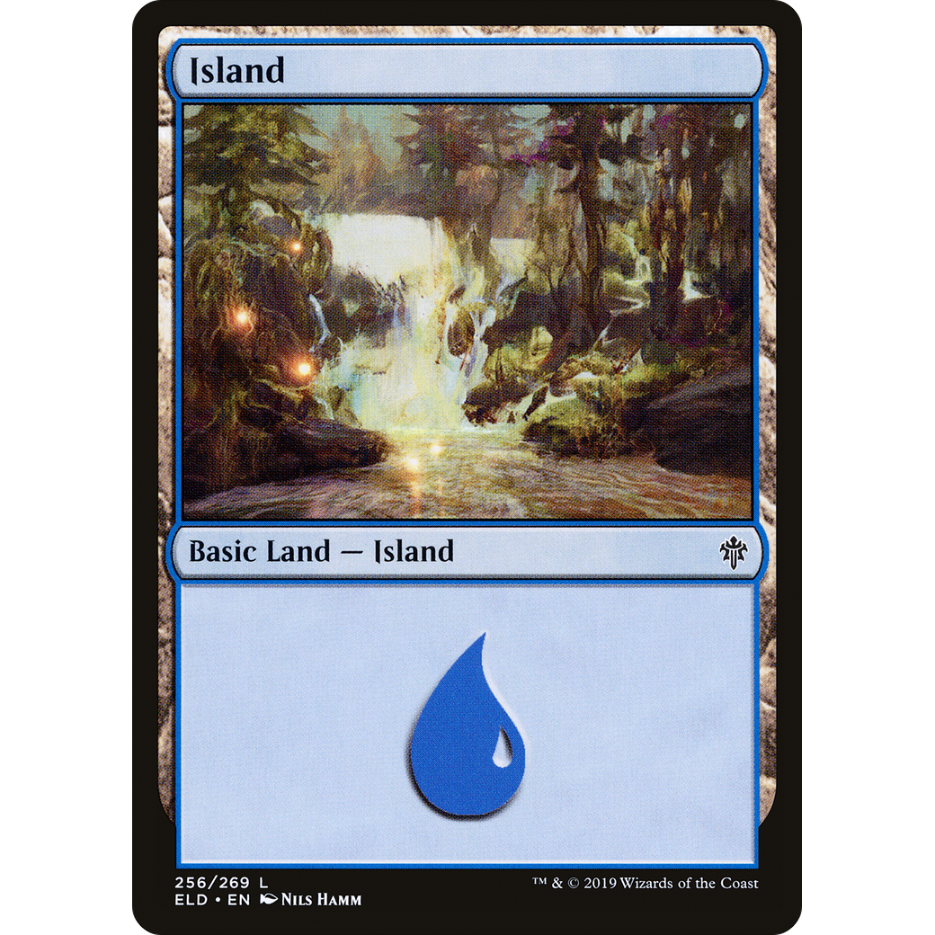 Island (256) (ELD-256) - Throne of Eldraine