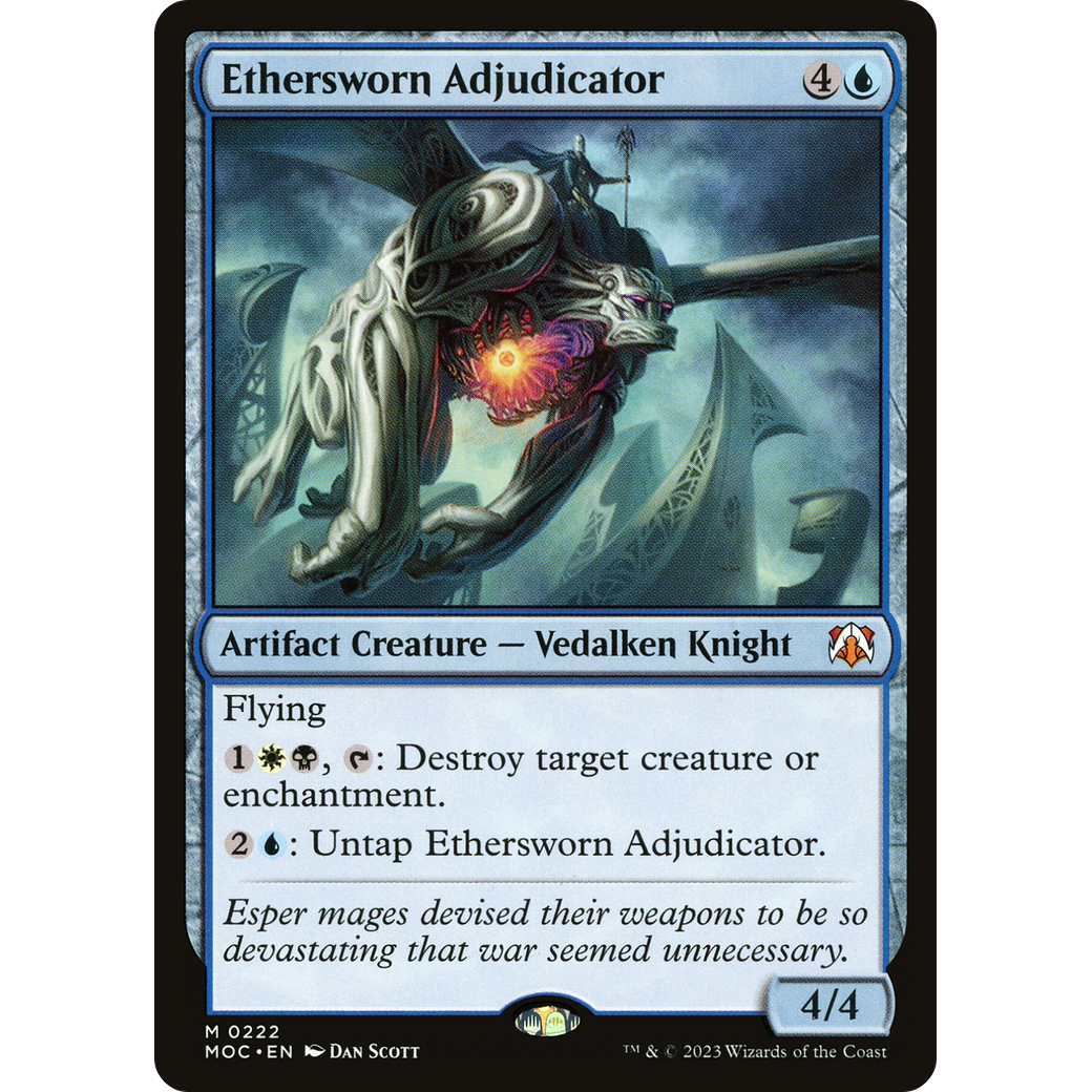 Ethersworn Adjudicator (MOC-222) - March of the Machine Commander