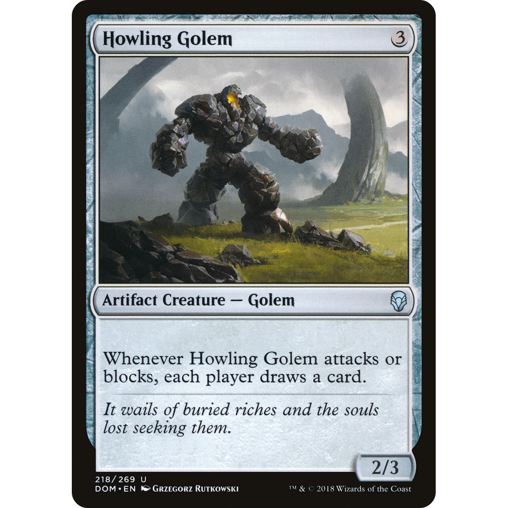 Howling Golem (DOM-218) - Dominaria Foil