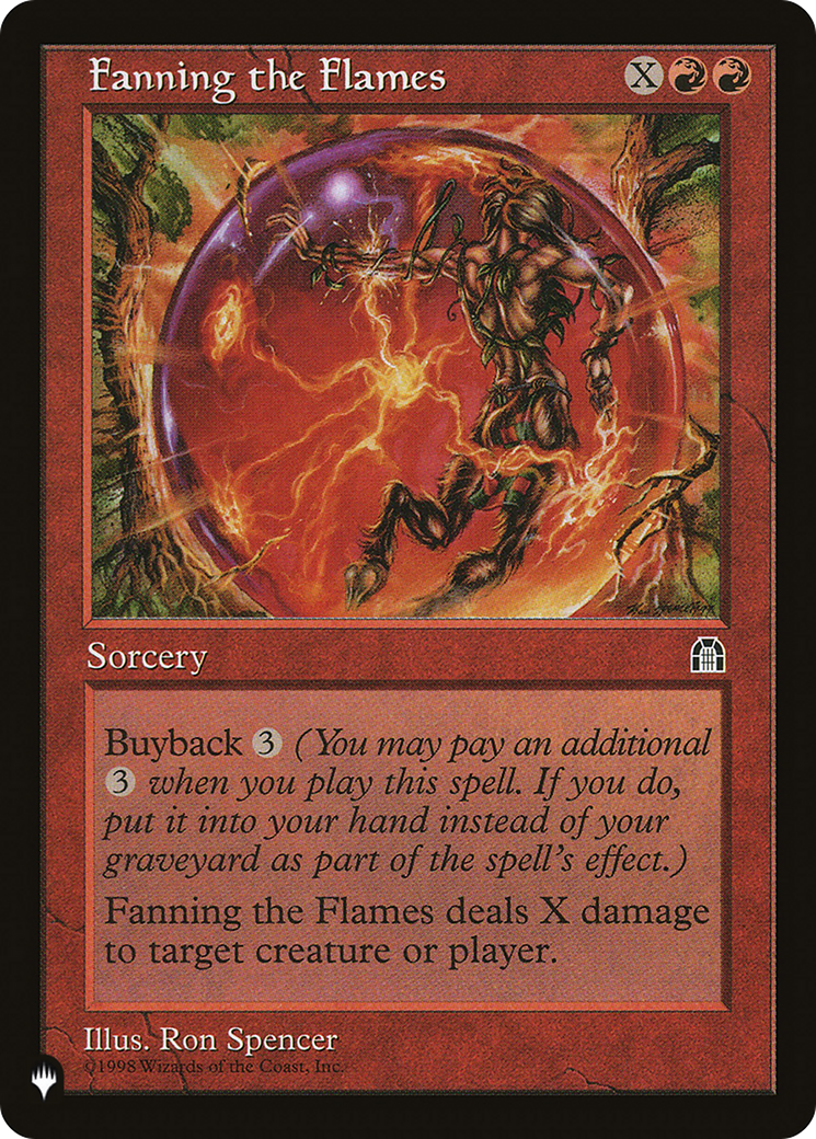 Fanning the Flames (LIST-) - The List