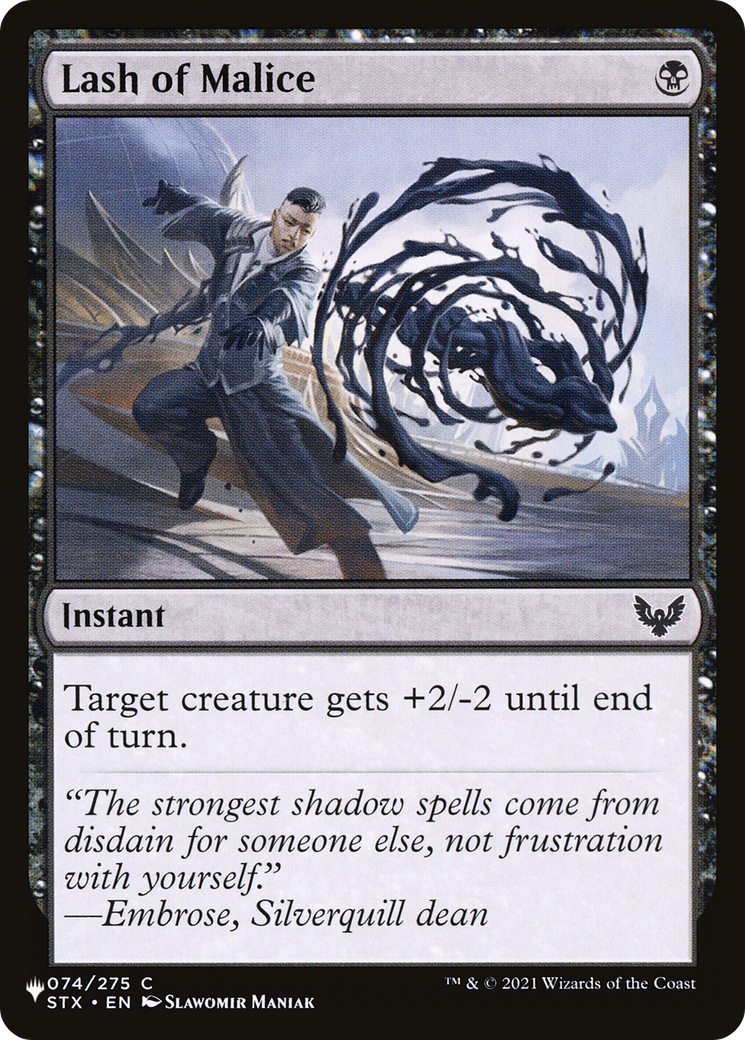 Lash of Malice (LIST-074/275) - The List