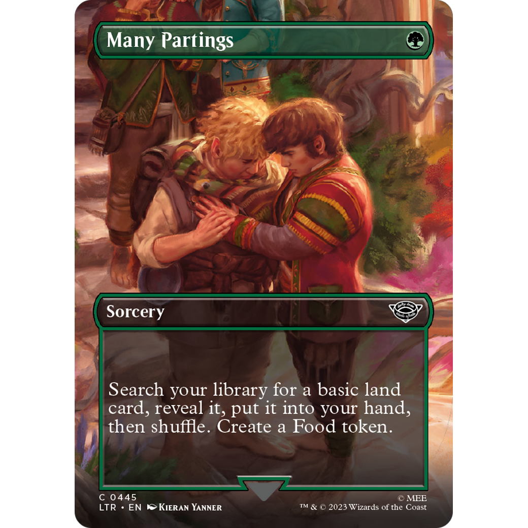 Many Partings (LTR-445) - The Lord of the Rings: Tales of Middle-earth (Borderless)