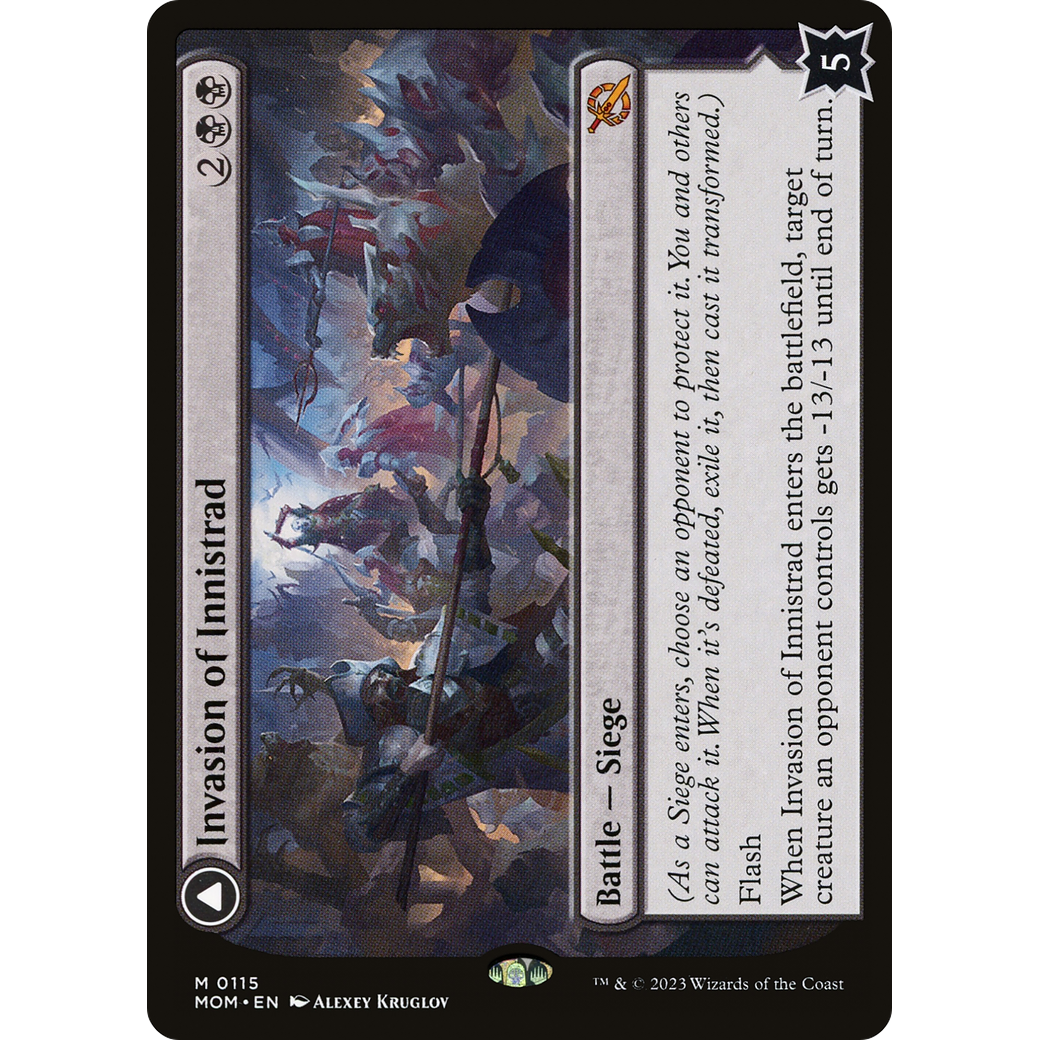 Invasion of Innistrad // Deluge of the Dead (MOM-115) - March of the Machine Foil