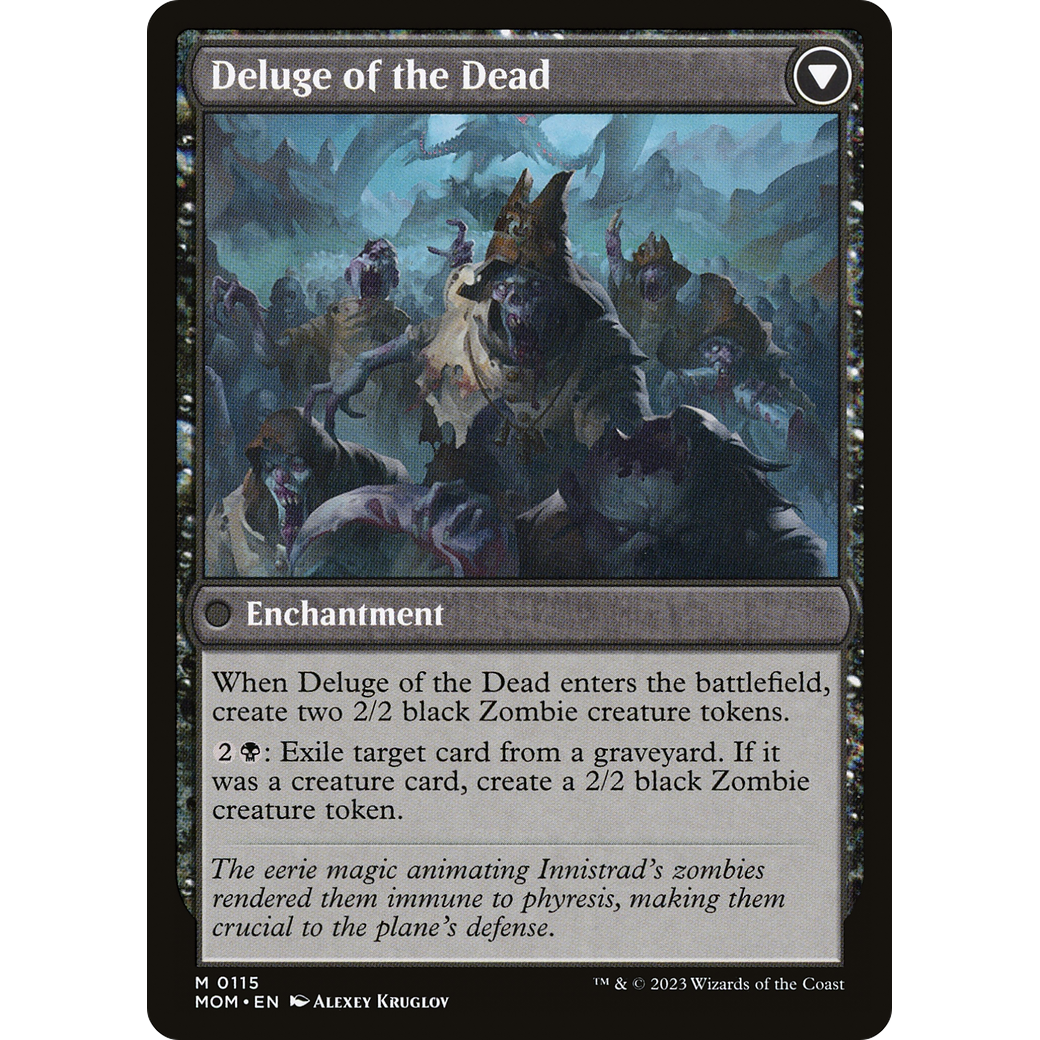 Invasion of Innistrad // Deluge of the Dead (MOM-115) - March of the Machine