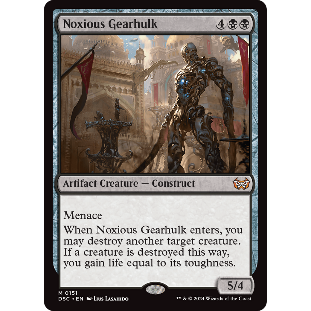 Noxious Gearhulk (DSC-151) - Duskmourn: House of Horror Commander