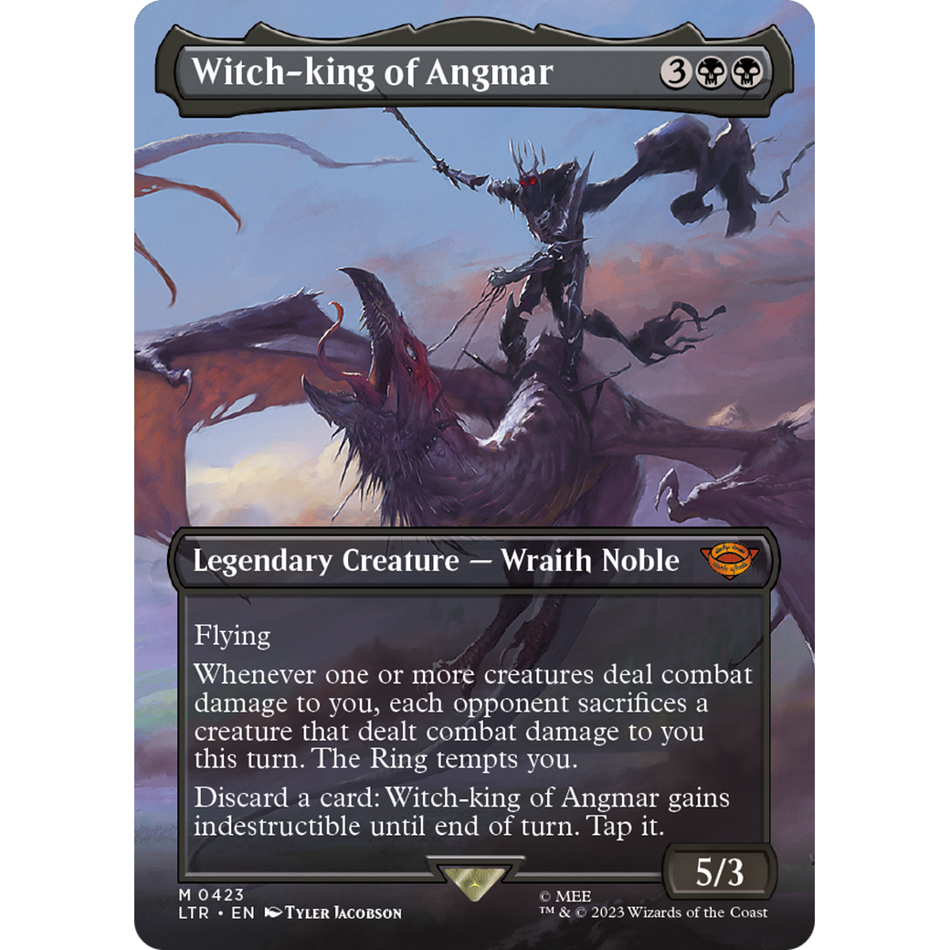 Witch-king of Angmar (LTR-423) - The Lord of the Rings: Tales of Middle-earth (Borderless) Foil