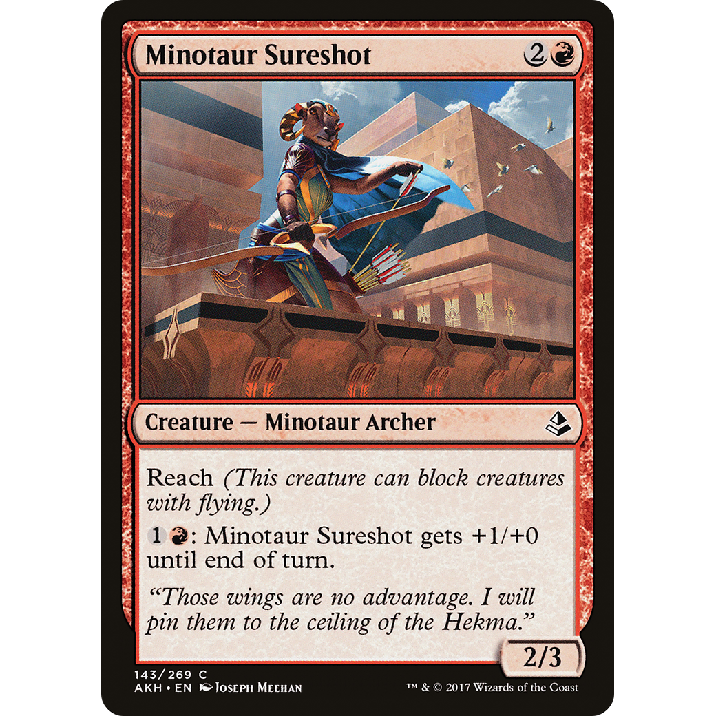 Minotaur Sureshot (AKH-143) - Amonkhet Foil