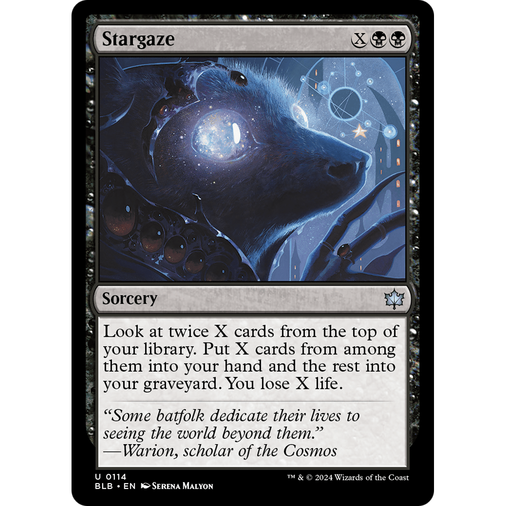 Stargaze (BLB-114) - Bloomburrow Foil