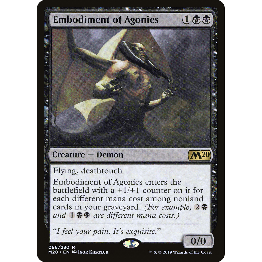 Embodiment of Agonies (M20-098) - Core Set 2020