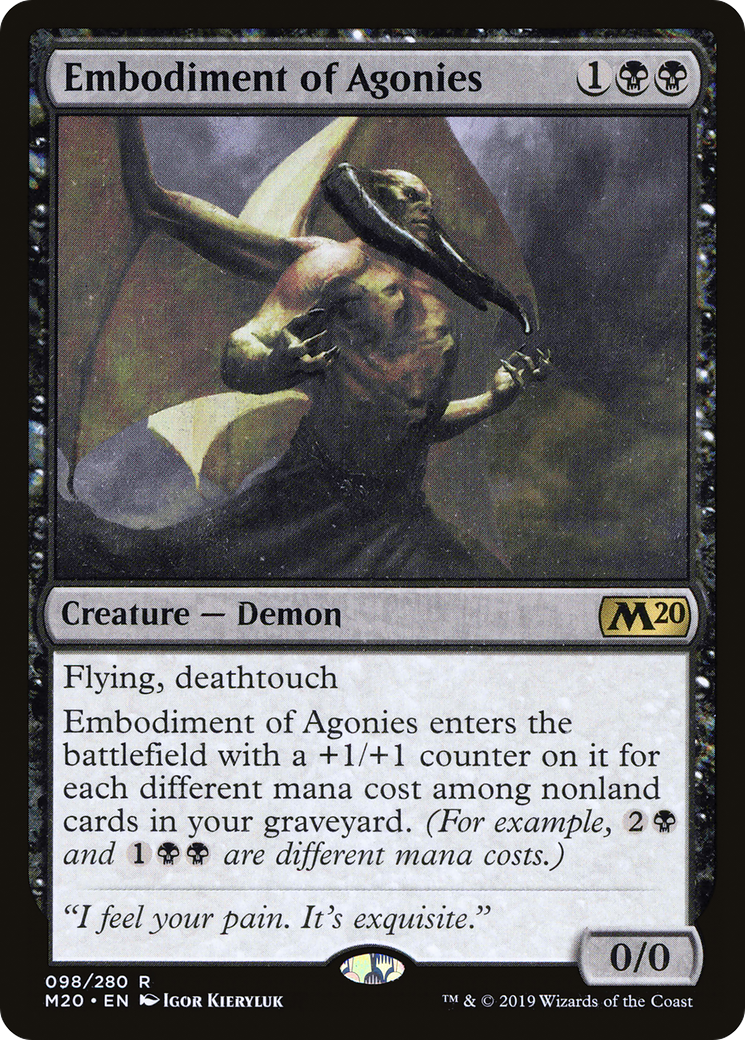 Embodiment of Agonies (M20-098) - Core Set 2020 Foil