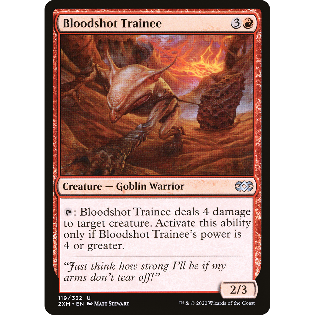 Bloodshot Trainee (2XM-119) - Double Masters Foil