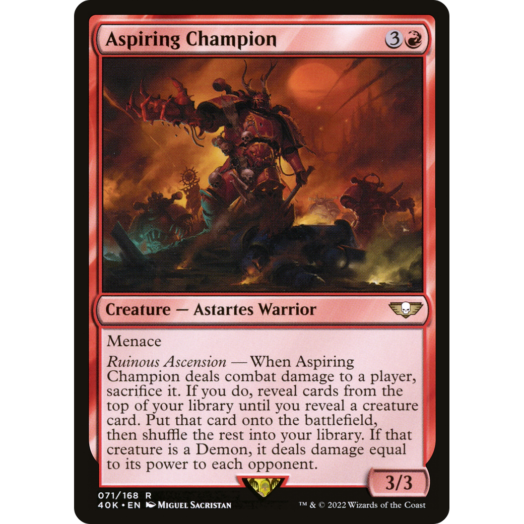 Aspiring Champion (40K-071) - Warhammer 40,000 Commander