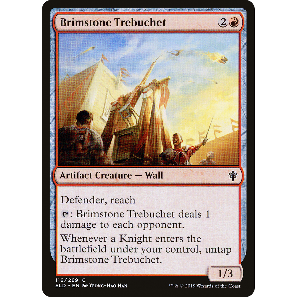 Brimstone Trebuchet (ELD-116) - Throne of Eldraine Foil