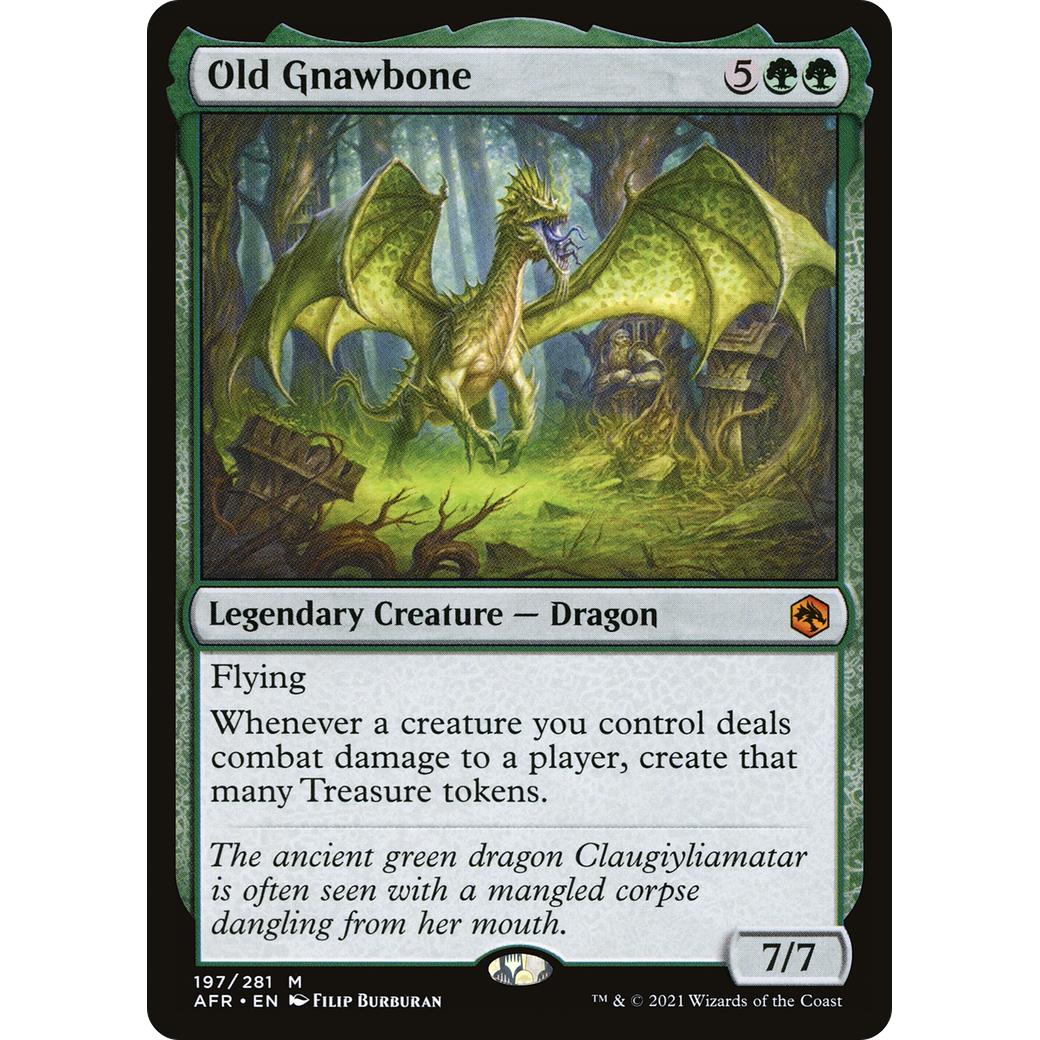 Old Gnawbone (AFR-197) - Adventures in the Forgotten Realms Foil