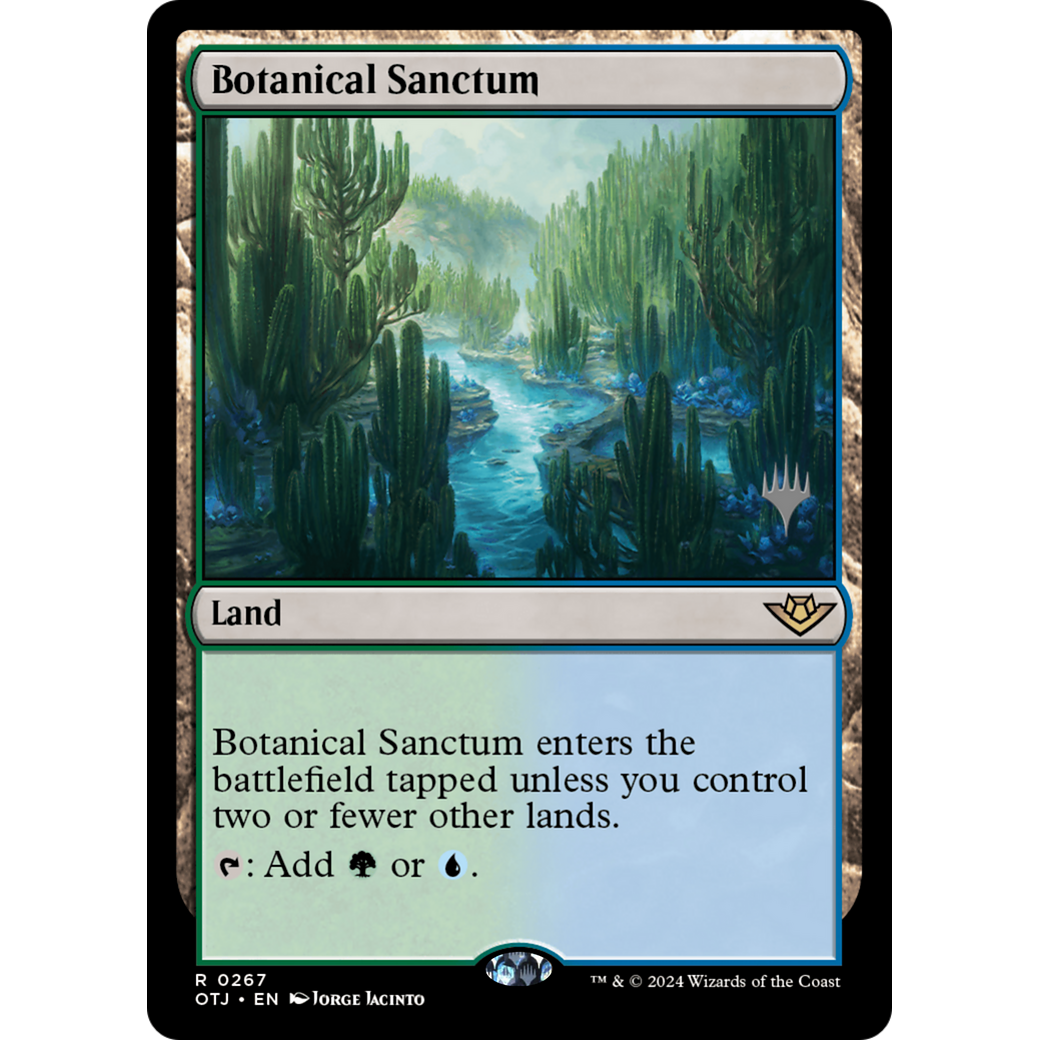 Botanical Sanctum (PPOTJ-267P) - Outlaws of Thunder Junction Promos Foil