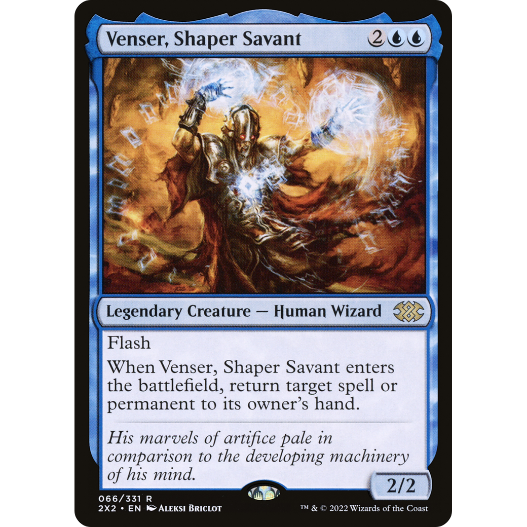 Venser, Shaper Savant (2X2-066) - Double Masters 2022