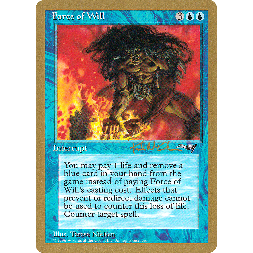 Force of Will - 1997 Paul McCabe (ALL) (WCD-) - World Championship Decks 1997