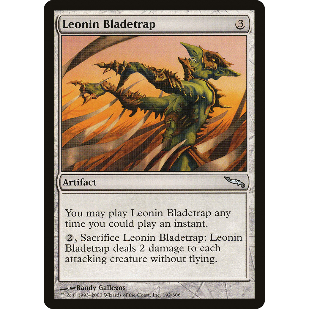 Leonin Bladetrap (MRD-192) - Mirrodin Foil