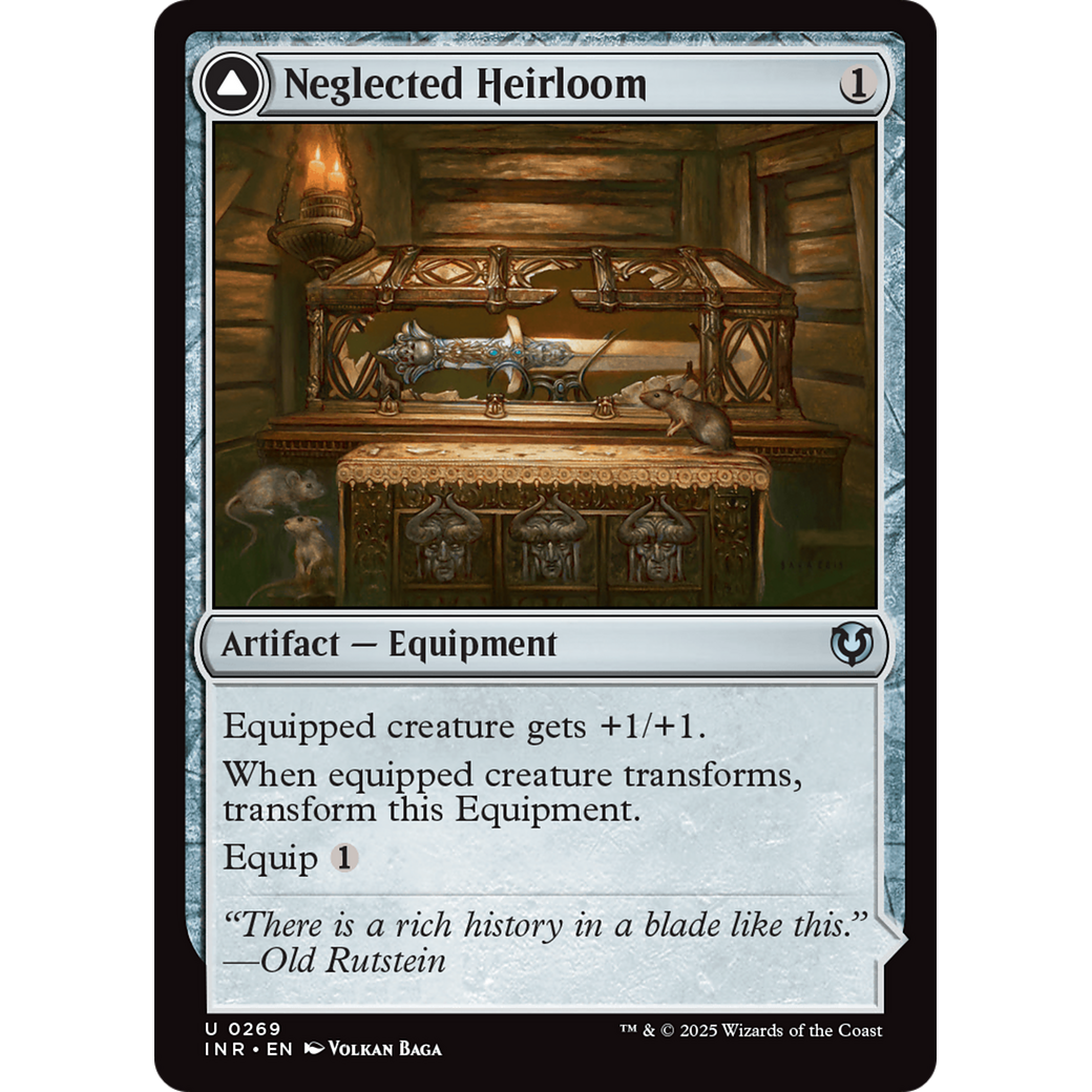 Neglected Heirloom // Ashmouth Blade (INR-269) - Innistrad Remastered Foil